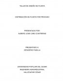 Ejercicio de distribucion de planta por procesos