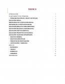 PROBLEMATIZACIÓN DEL OBJETO DE ESTUDIO. EDUCACIÓN SEXUAL