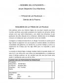 Detrás de la Pizarra. RESUMEN DE LA TRMA DE LA PELICULA