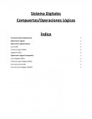 Sistema Digitales Compuertas/Operaciones Lógicas