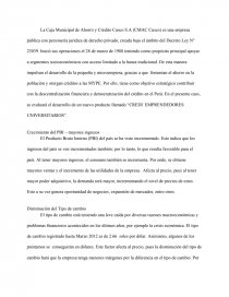 CREDI EMPRENDEDORES UNIVERSITARIOS. Página 1