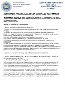 SESIÓN 7,8 PROCESO DE COLONIZACIÓN