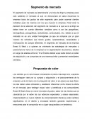 Segmento de mercado. Propuesta de valor