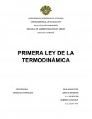 PRIMERA LEY DE LA TERMODINÁMICA