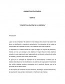 Ensayo '’CONCEPTUALIZACIÓN DE LA EMPRESA’’