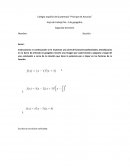 Hoja de trabajo No. 3 de geogebra