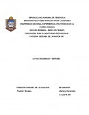 LEY DE SEGURIDAD Y DEFENSA