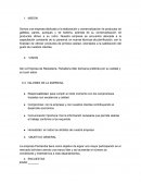 Caso Empresa de Repostería, Panadería líder boliviana preferida por su calidad y su buen sabor