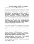 COMO SANITIZAR COVID 19