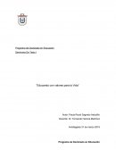 Programa de Doctorado en Educación Seminario De Tesis I “Educando con valores para la Vida”