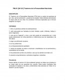 Trastorno de personalidad Narcisista