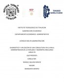 DIAGNOSTICO Y APLICACIÓN DE UNA CONSULTURIA EN LA MALA ADMINISTRACION EN LA PAPELERIA Y ABARROTES MICELANEA JUQUILITA