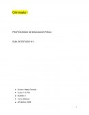 PROFESORADO DE EDUCACION FISICA GUIA DE ESTUDIO N°1