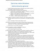 Ejercicios de Administración General de Windows