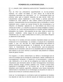 PIONEROS DE LA MICROBIOLOGIA.