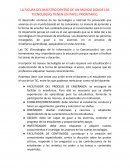 COMENTARIO SOBRE LA FIGURA DEL MAESTRO