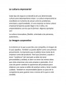 La cultura empresarial