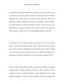 La importancia de Administración de Empresas