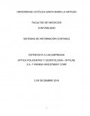 ENTREVISTA A LAS EMPRESAS OPTICA POLICENTRO Y ODONTOLOGÍA– OPTILAB, S.A. Y FRANSA INVESTMENT CORP