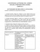 Actividades de biología III ( Ecología)