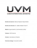 Ensayo Argumentación Jurídica