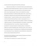 Las Normas de Derecho Internacional Privado Distintas clasificaciones