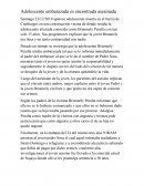 Adolescente embarazada es encontrada asesinada