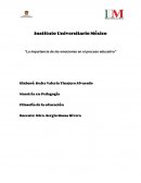 La importancia de las emociones en el proceso educativo