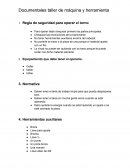 Documentales taller de máquina y herramienta