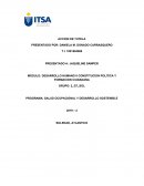 DESARROLLO HUMANO II CONSTITUCION POLITICA Y FORMACION CIUDADANA