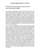 Ensayo gestionarse a sí mismo