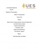 Etapas de presupuesto