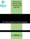 TÉCNICAS DE COMUNICACIÓN Y NEGOCIACIÓN EFECTIVA ACT. 2 - INTERCAMBIO EFECTIVO DE INFORMACIÓN