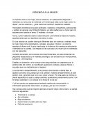 VIOLENCIA A LA MUJER