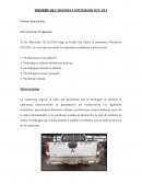 Informes para camionetas