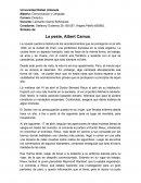 La peste, Albert Camus