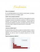 Pandemias ¿Qué es una pandemia?