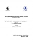 Enfermeria clinica y nesecidades del niño y el adolesente