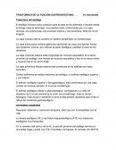 TRASTORNOS DE LA FUNCIÓN GASTROINTESTINAL