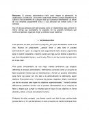 Ensayo Proceso Administrativo