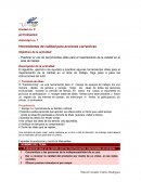 Actividad no. 1 Herramientas de calidad para acciones correctivas