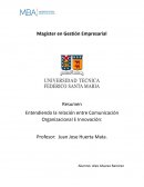 Entendiendo la relación entre Comunicación Organizacional E Innovación