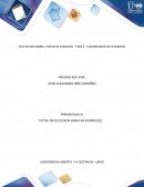 Guía de actividades y rúbrica de evaluación - Fase 2 - Caracterización de la empresa