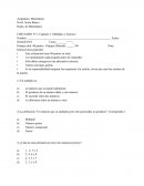 Examen de factores y multiplos de matemática