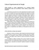 Cultura organizacional de google