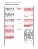 Diagnóstico simple del problema socio-ambiental