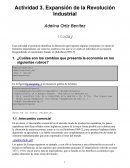 Actividad 3. Expansión de la Revolución Industrial