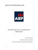 Presupuesto, Unidad Elaboración de presupuesto