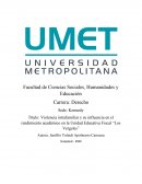 Violencia intrafamiliar y su influencia en el rendimiento académico en la Unidad Educativa Fiscal “Los Vergeles”