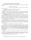 Carrió, Cintia (2006): “Reflexiones sobre el lenguaje”